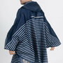 SMATI Regenponcho Marini&egrave;re nachtblau &amp; wei&szlig;