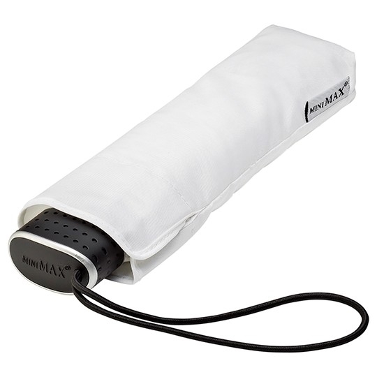 Ultraflacher Taschenschirm in Weiß - Regenschirme Online Bestellen