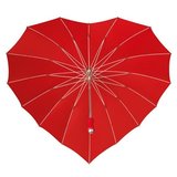 Herz Regenschirm Rot bedrucken_