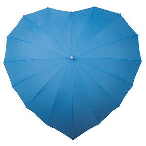 Herz Regenschirm Blau