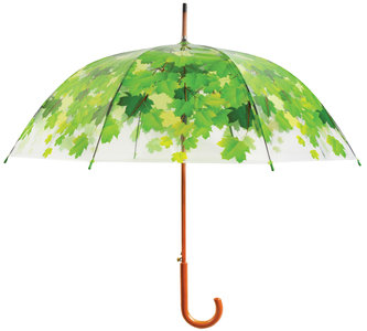Durchsichtiger Regenschirm mit Baum Motiv